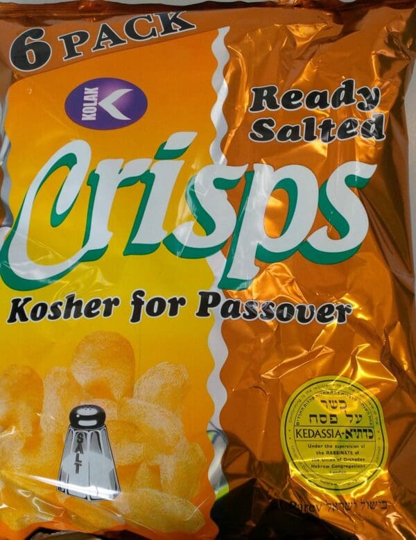 Potato Crisps Palm Oil (6pk) 'Kolak'