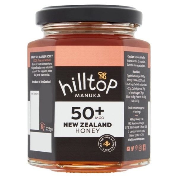 Hilltop Manuka MGO 50+ Honey in Jar